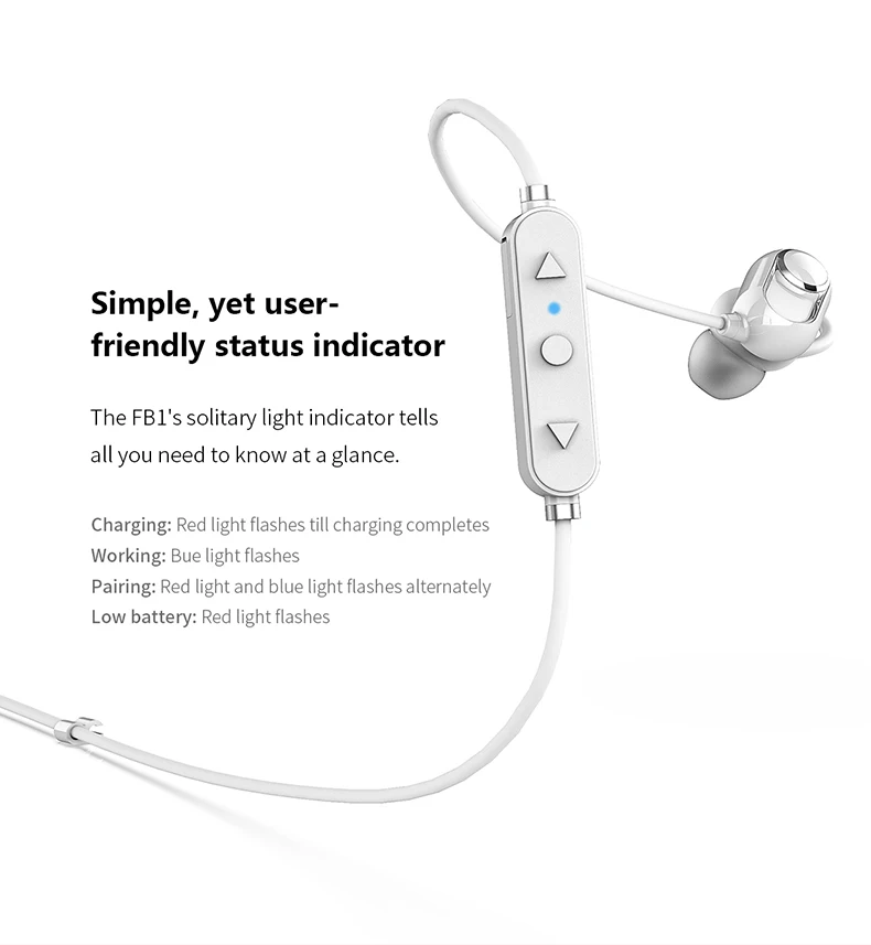 Fiio FB1 Bluetooth 4,1 беспроводные наушники 13 мм динамические драйверы наушники стерео музыкальные гарнитуры CSR8645 Поддержка aptX SBC AAC
