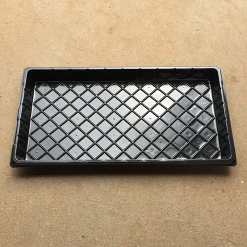 1 шт. Пластиковые Клетки рассады лотки для посадки черные цветочные горшки