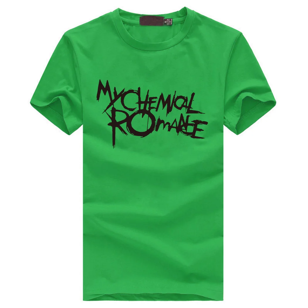 My chemical romance мужские качественные футболки рок панк с буквенным принтом Мужская рубашка летние высококачественные хлопковые облегающие футболки