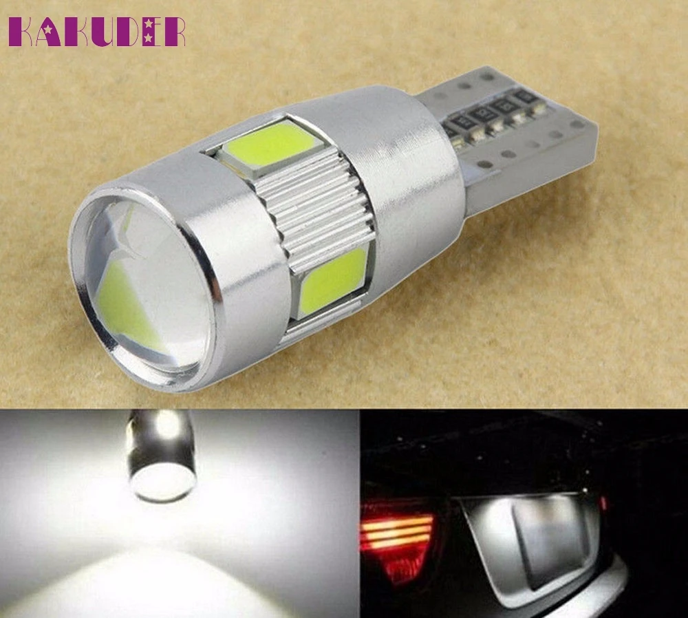 Новый 2x T10 194 W5W 5630 LED 6 SMD HID CANBUS безошибочный автомобильный боковой клиновидный