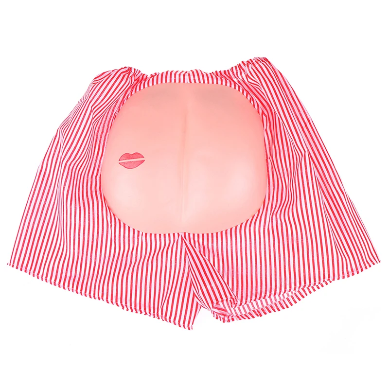 1 шт. приколы открытые попки шорты универсальные забавные гаджеты розыгрыш