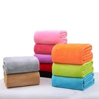 cammitever 10 colros super warm soft home textile bblanket solid color flannel blankets throw bedspreads sheets