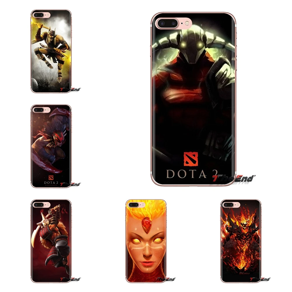 Прозрачные мягкие чехлы для Samsung Galaxy A3 A5 A7 A9 A8 Star A6 Plus 2018 2015 2016 2017 dota 2 Games |
