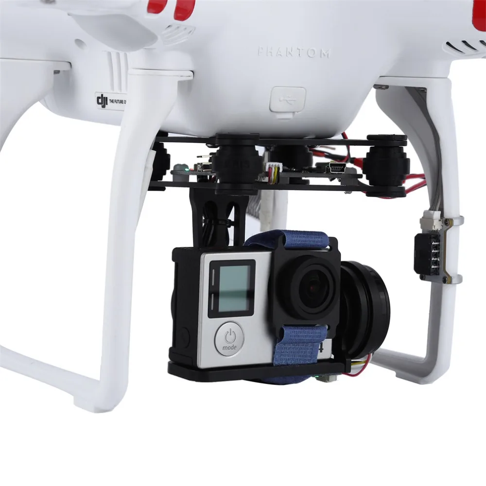 Легкий 2 оси карданный стабилизатор бесщеточный BGC3.0 Plug and Play PTZ 3 S LiPo для GoPro DJI QR X350 F450 аэрофотосъемки