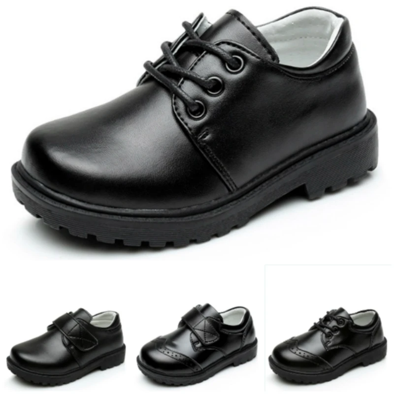 Детская обувь для маленьких мальчиков Новая Модная Пациента из натуральной кожи