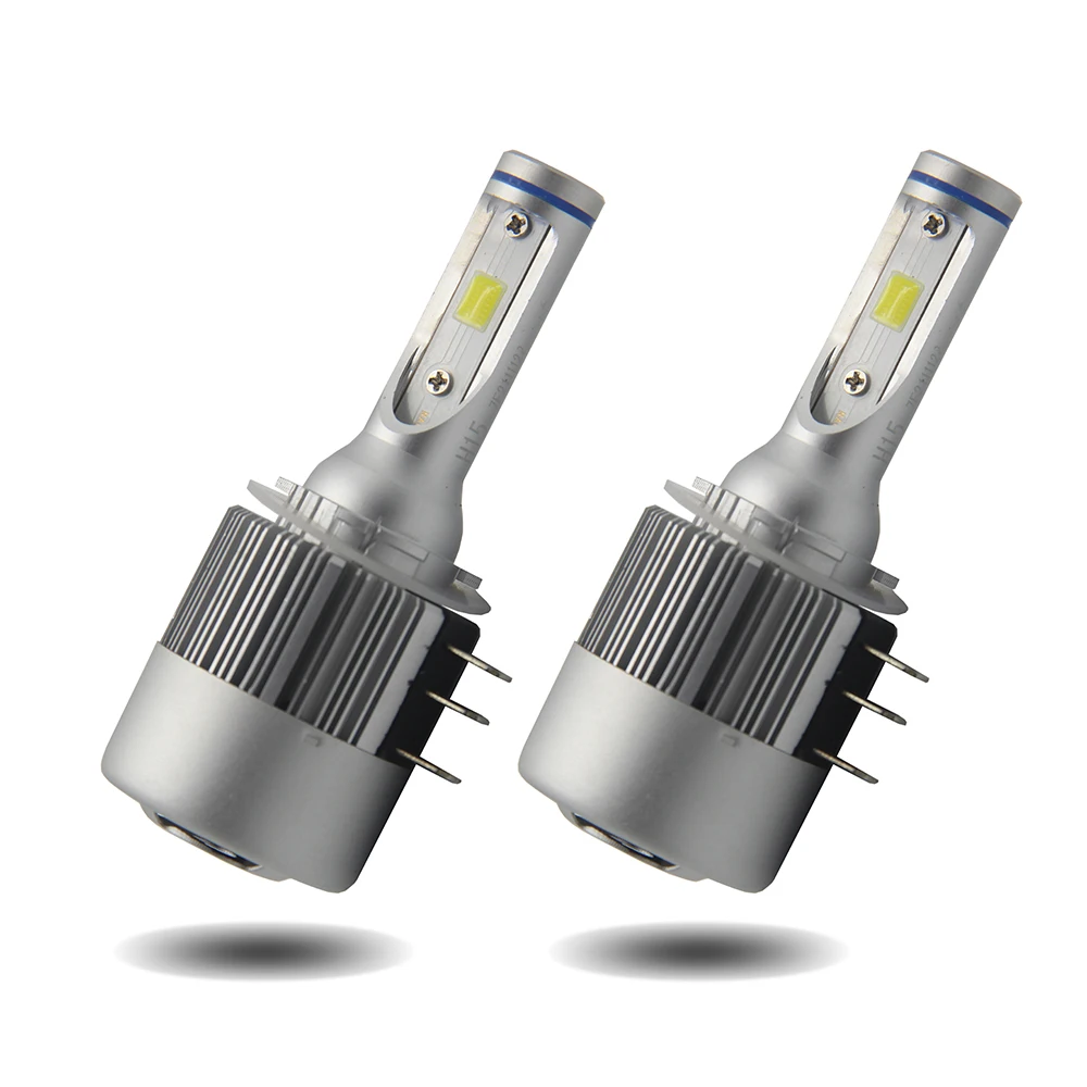 2 X C6 H15 LED Headlight COB Auto Headlamp DRL Car Bulb Lamp FOR Audi A5/S5 A6/S6 Q7 BMW Series Mercedes Benz | Автомобили и