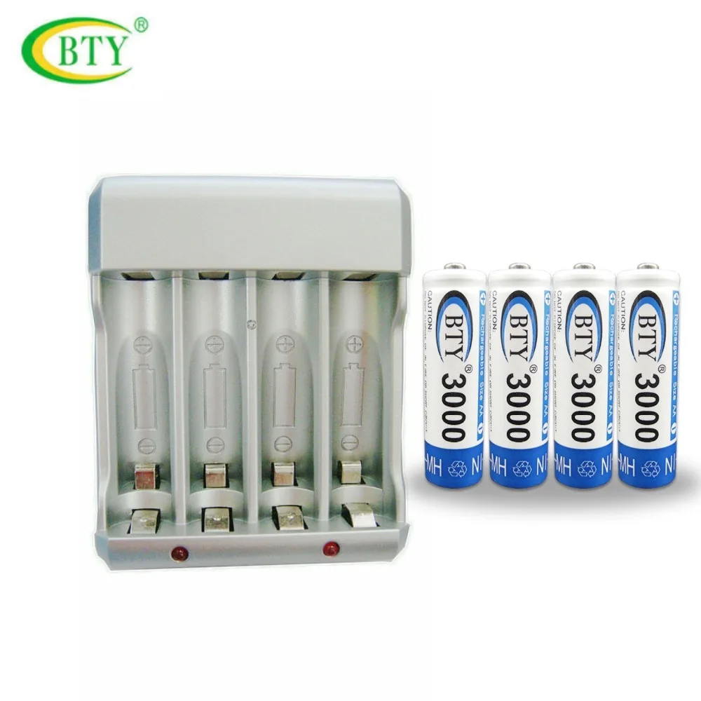 BTY-825 Ni-MH Ni-Cd AA AAA перезаряжаемая батарея зарядное устройство для ЕС с BTY 4/8/12 шт. 1 2 в