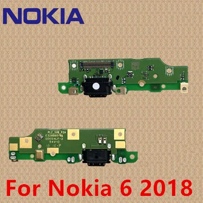 100% оригинальный для Nokia 6 зарядный порт печатная плата зарядная док-станция USB X7 X6 1