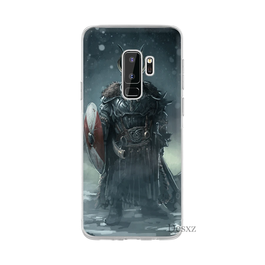Чехол для телефона Desxz Vikings Samsung Galaxy Note 8 9 A10 A30 A40 A50 A70 M10 M20 M30 жесткий чехол |