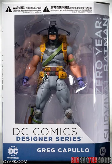 DC COMICS Дизайнерская серия коллекционные вещи Zero Year: Survivai Бэтмен от Greg Capullo ПВХ