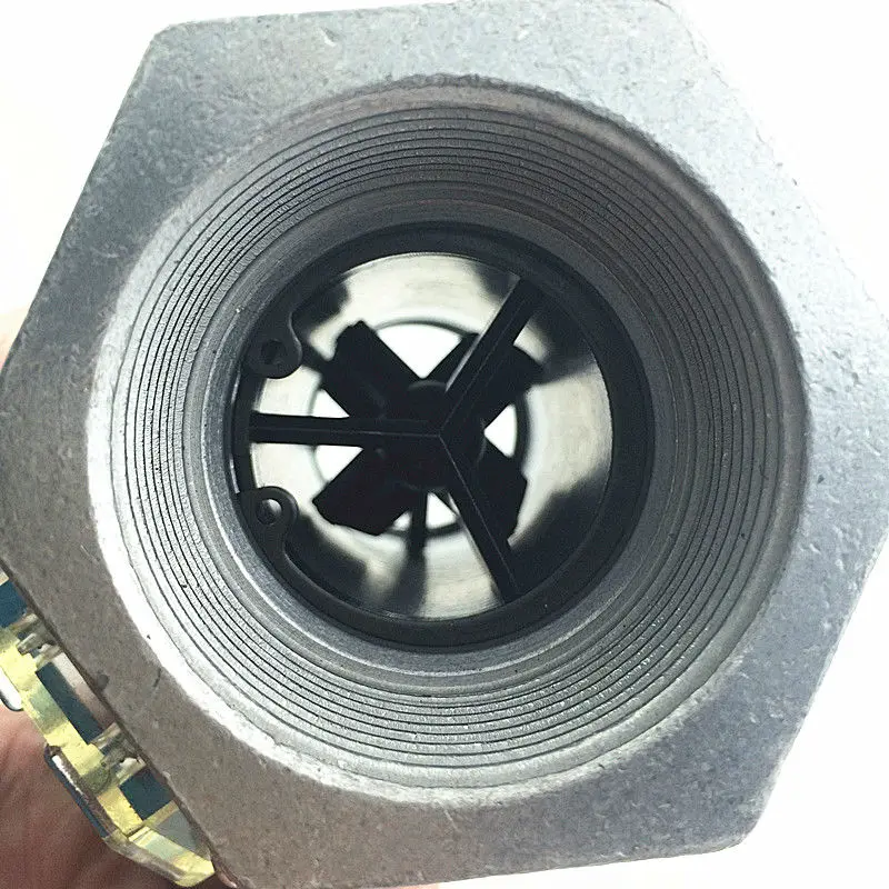 Цифровой турбинный расходомер измеритель расхода топлива и бензина с датчиком