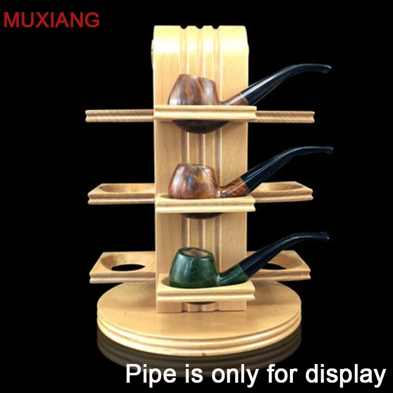 Вращающаяся подставка для табачных труб из массива дерева|pipe stand|tobacco pipe rackpipe rack |