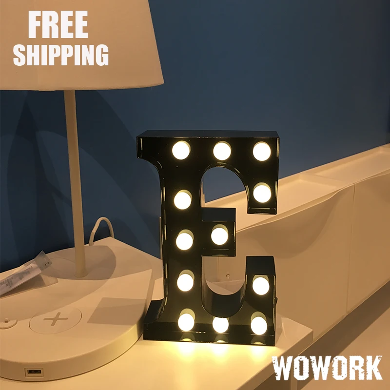 Свет в ночь шатер письмо светильники светодиодные Батарея фары рождественское