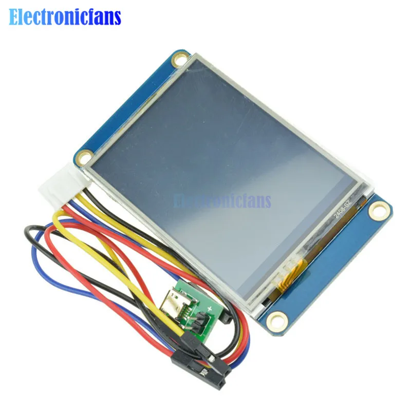 Резистивный сенсорный экран 2 4 дюйма TFT 4x320 240 UART HMI ЖК модуль дисплей для Arduino Raspberry