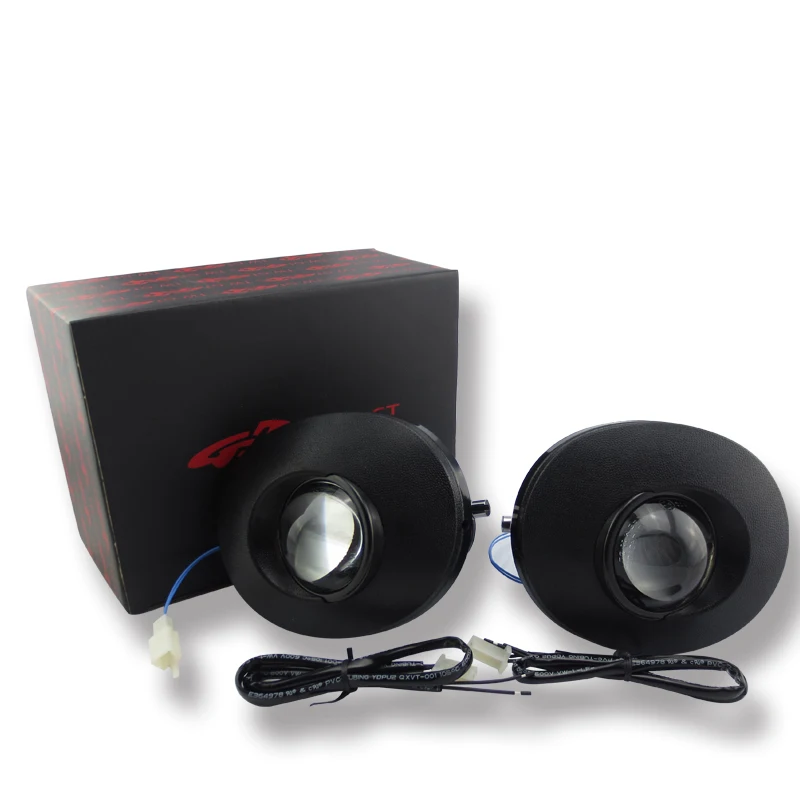 1 пара автомобильный Стайлинг 2 5 &quothid bi xenon foglight объектив проектора прожектор H11