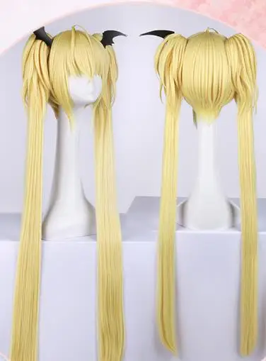 Shugo Chara! Tsukiyomi Utau маленький костюм для косплея дьявол красный PU платье костюмы на Хэллоуин для женщин аниме одежда наряды cos wing - Цвет: wig