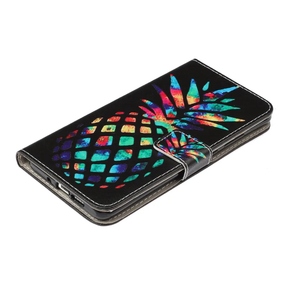 Print Animal Pattern Flip PU Leather Wallet Stand Card Slot Lanyard Cover Case for Huawei P30 Pro P30lite Phone bag | Мобильные