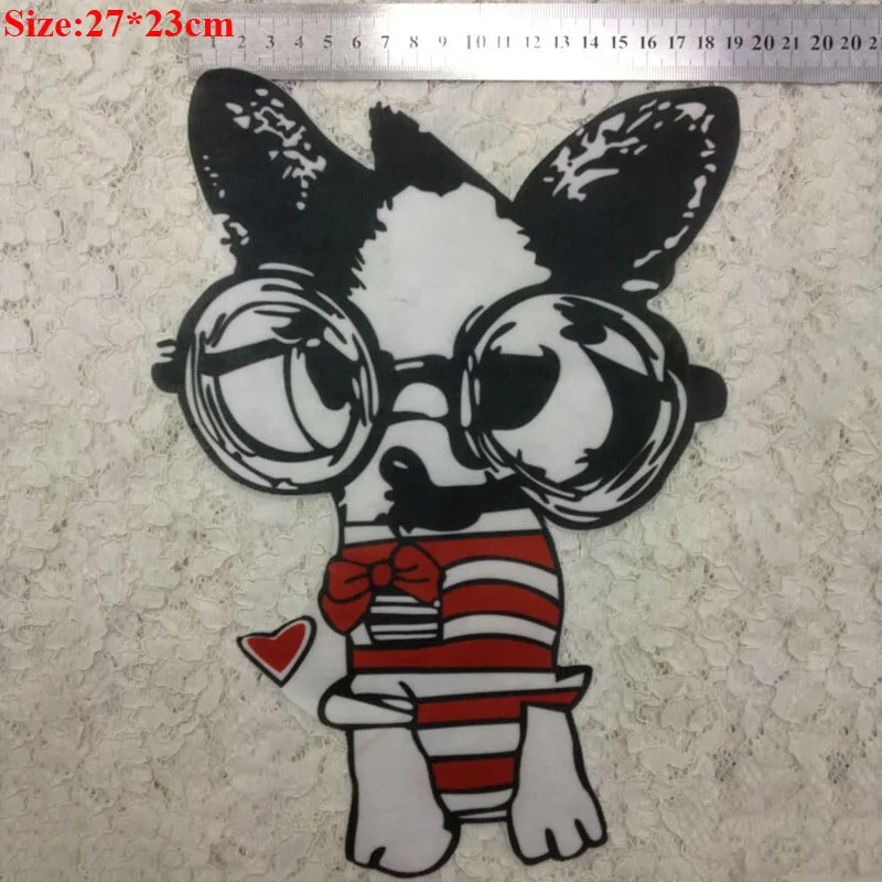 21 шт. очки собака вышивка заплатки для одежды байкер мотоцикл железный