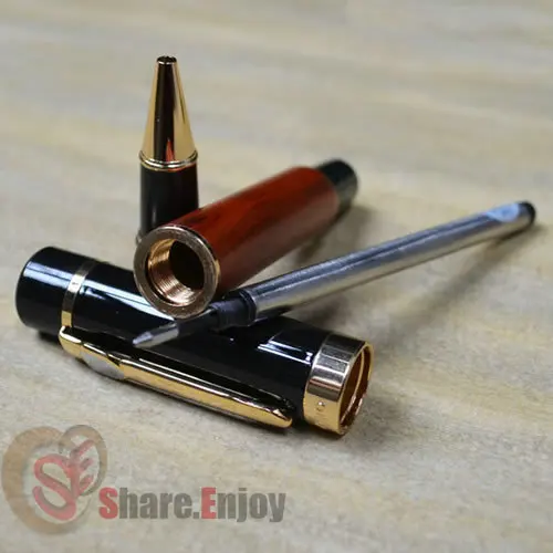 JINHAO 650 черная шариковая ручка из розового дерева|pen 0.1|pen roller ballpen ball pen |