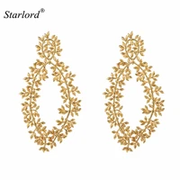 big leaf dangle earrings goldsilverblack leaf jewelry large wedding earrings for brides statement dangle earrings e8146