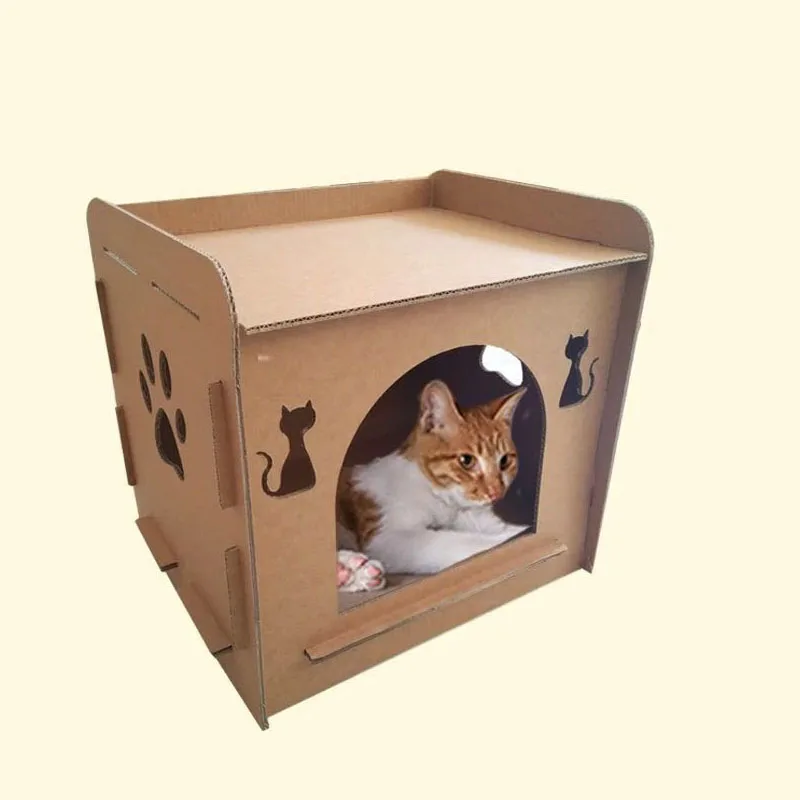 Гофрированная бумага Кошкин дом захват площадка кот царапин доска игрушки