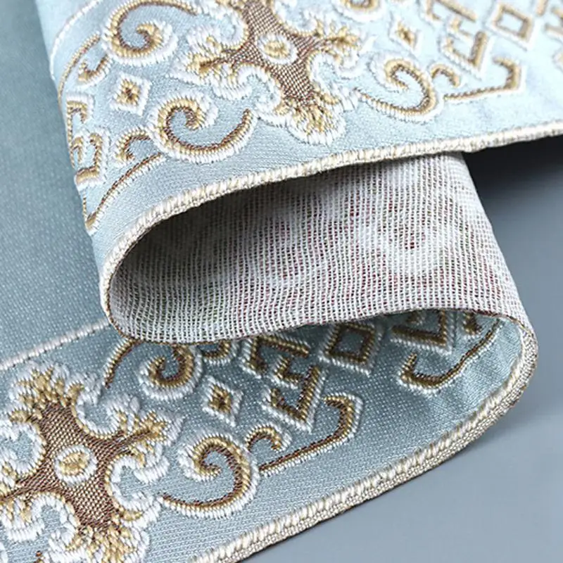 1 метр жаккардовая ткань синели для обивки цветы дивана ковра занавески