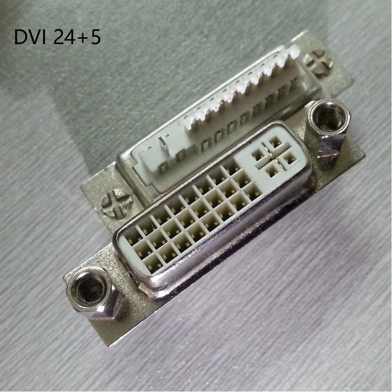 10 шт./лот DVI 24 + 5 Женский Разъем паяльный соединитель адаптер розетка для