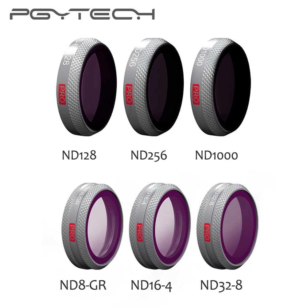 PGYTECH DJI Мавик 2 Zoom Профессиональное ND8 GR ND16 4 ND32 8 GND комплект ND128 ND256 ND1000 Камера