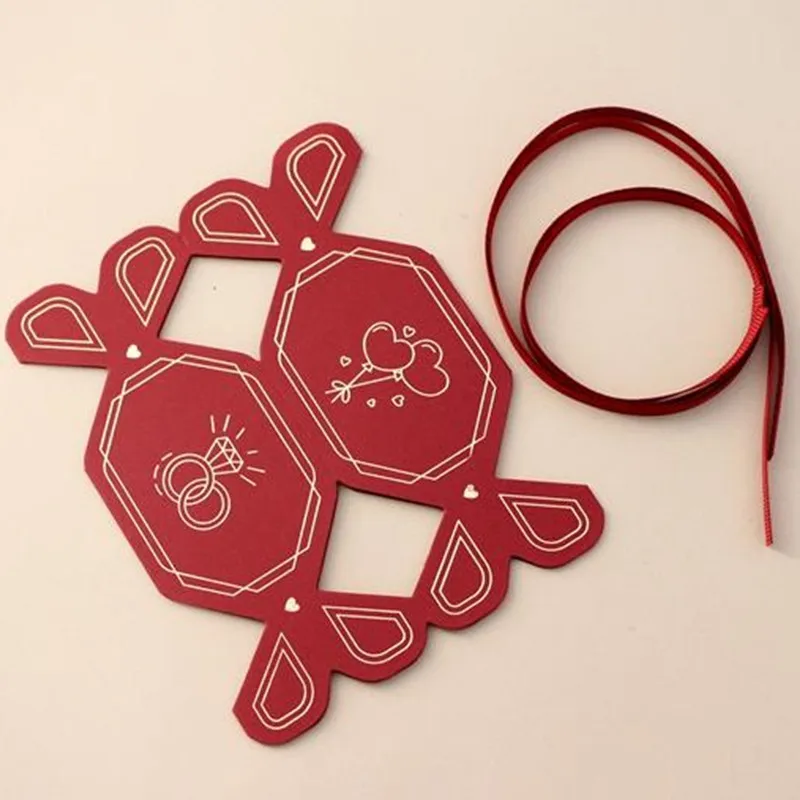 50 шт. высококлассная коробка для конфет позолоченная Высококачественная