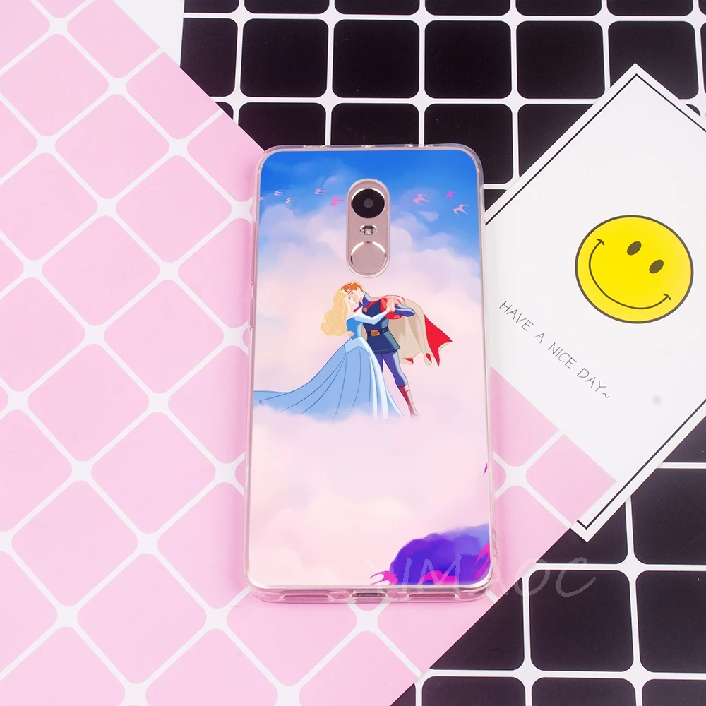 Мягкий ТПУ чехол YIMAOC Sleeping beauty для Xiaomi Redmi 6 4X 5A 4A S2 Note 4 5 Pro Plus Mi 8 9 SE A2 A1 MiX 2S MAX 3 |