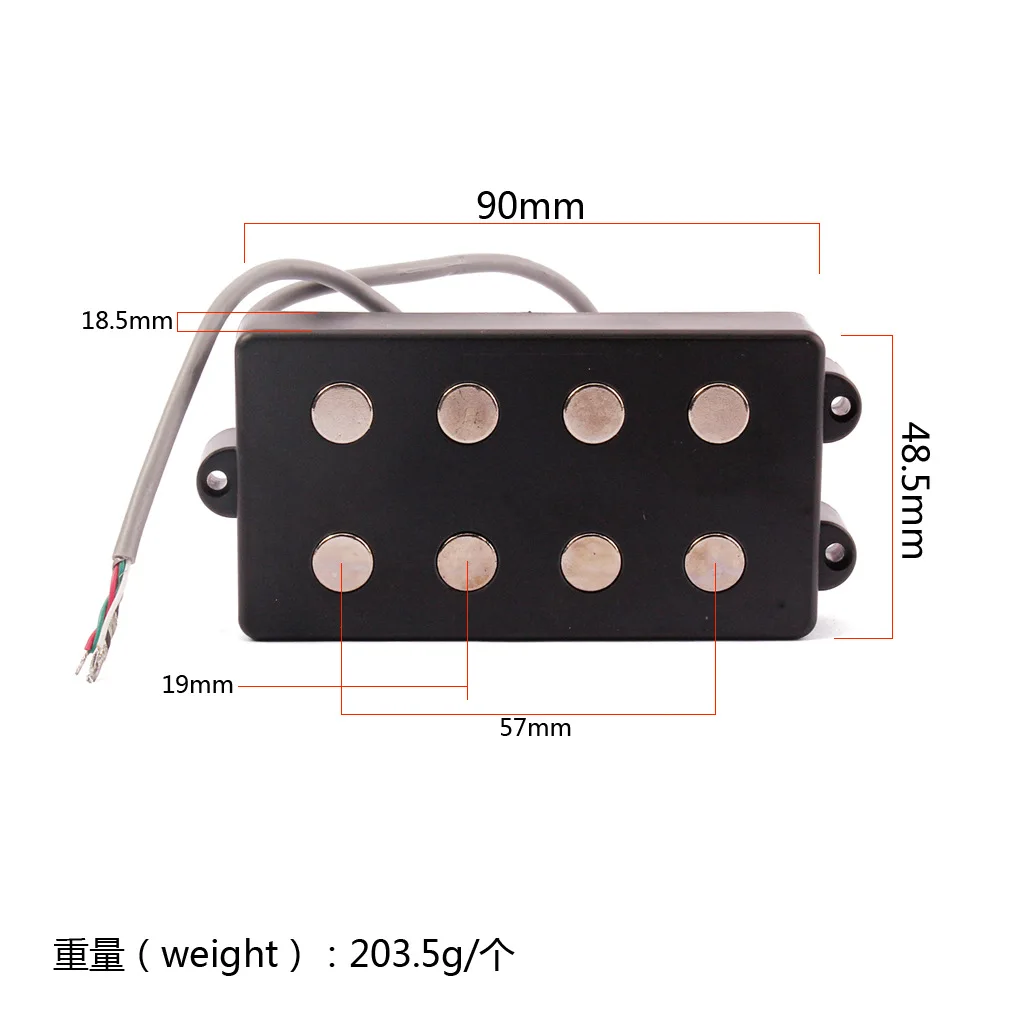 

Musical Instrument Accessories Bass Electric Guitar Accessories 4 Strings Pickup