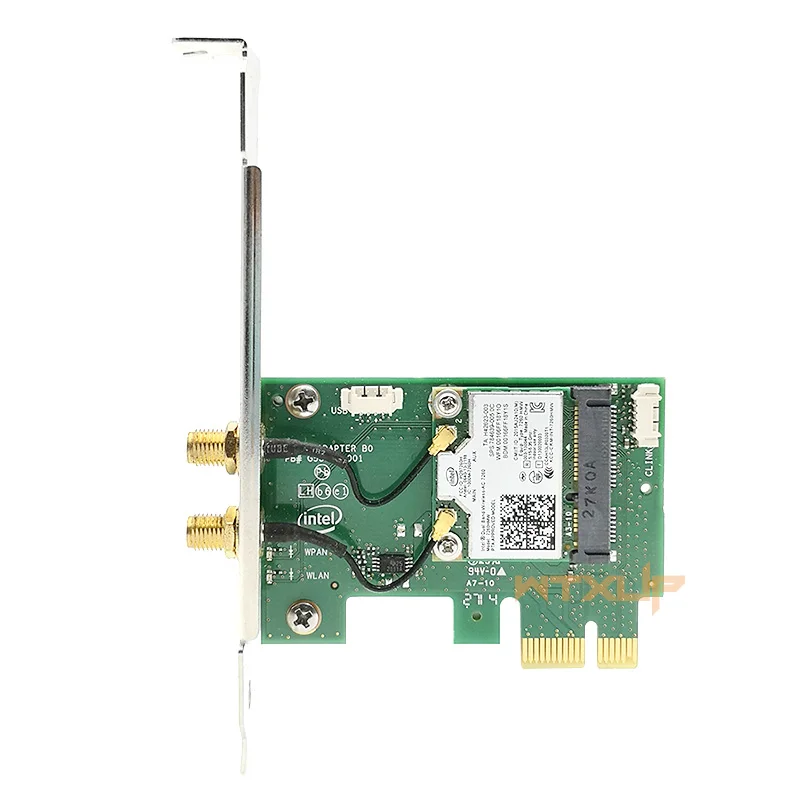 WTXUP двухдиапазонный 2,4G 5G для Intel 7260AC 7260HMWDTX1. X PCi Express беспроводной настольный WiFi адаптер Bluetooth 4,0 Wlan сетевая карта