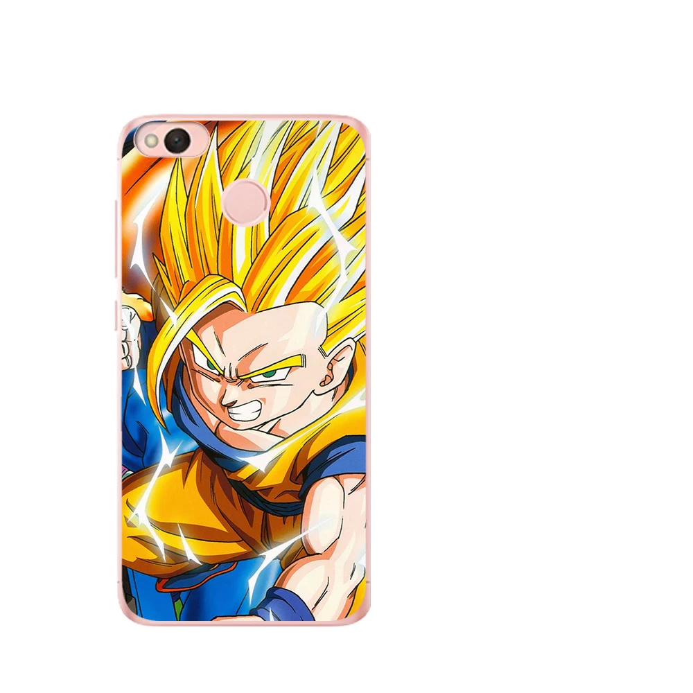 Для Xiaomi Redmi 6 6A 5A 4 4A 4X Mi 8 9 a1 a2 5X Coque Etui чехол Роскошный Dragon Ball Super Son Goku мультяшный для
