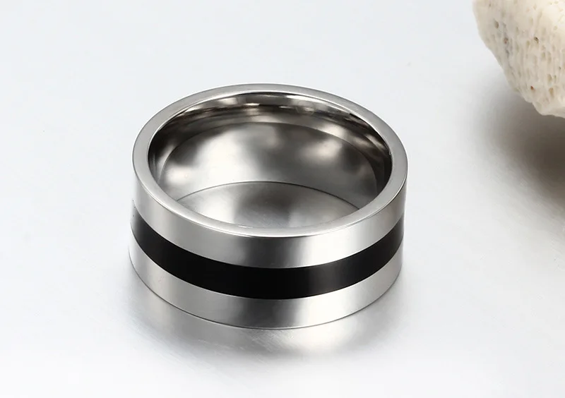 Стиль; Новинка; в стиле ретро; в эпоксидной смолы titanium мужское кольцо titanium Карбидное обручальное кольцо для мужчин ювелирные изделия обручальное кольцо Классические Джинсы бойфренда подарок