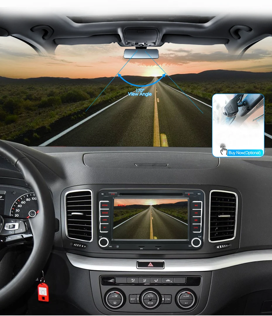 Junsun " gps Android радио плеер 2 din автомобильный DVD аудио стерео Мультимедиа для Volkswagen VW golf 5 6 1024*600 touran passat polo