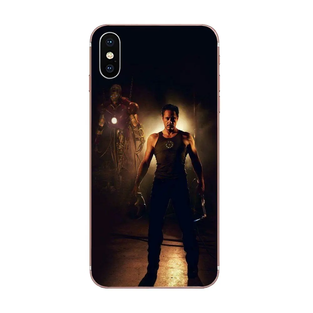 Luxury Cell Phone Case Iron Man Robert Downey Jr Tony Super Men For Xiaomi Redmi Mi Note 7 8 9 SE Pro Lite Go Play | Мобильные