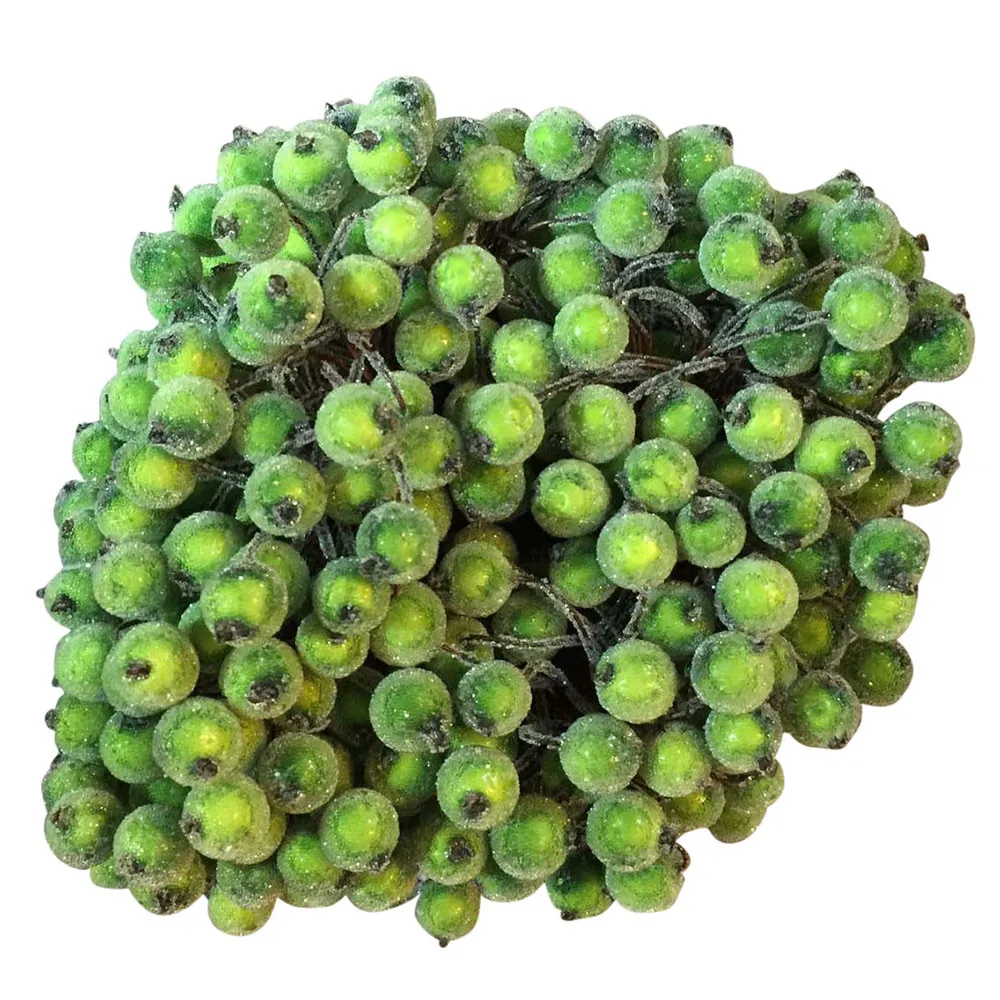 Mint Green Berry Искусственные цветы к Рождеству пена матовые фрукты ягоды украшения DIY аксессуары домашний причудливый орнамент елки - Цвет: Mint Green Berry