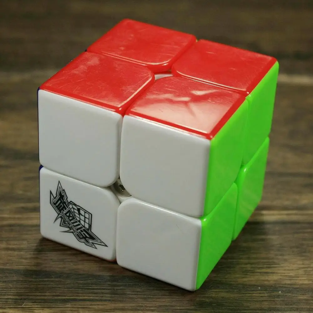 Магический кубик D-FantiX Cyclone Boys, 2x2x2, скоростной кубик без наклеек, 2x2, пазлы, игрушки, развивающая игрушка или хороший подарок для детей