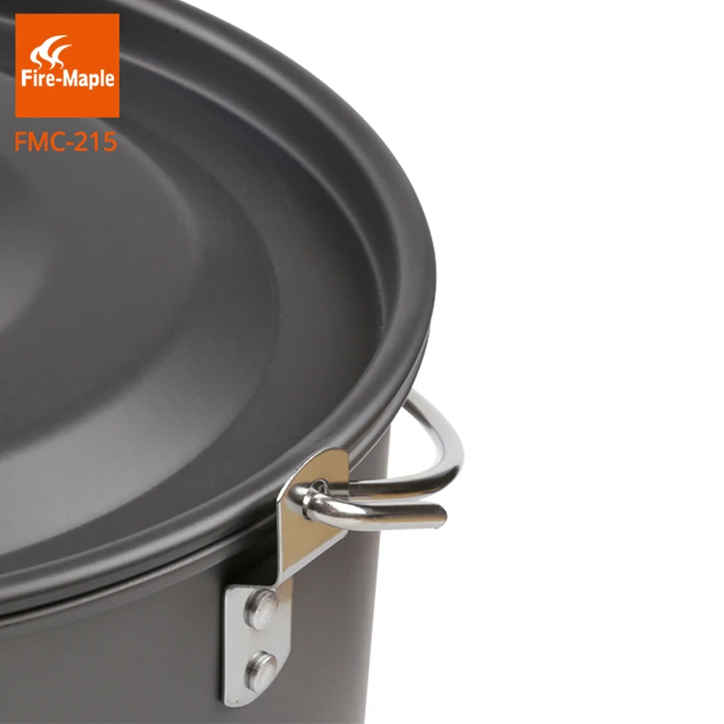 Fire Maple Открытый Кемпинг большой 8L горшок Один Кемпинг подвесные горшки плита для пикника алюминиевая кастрюля для 6-8 FMC-215