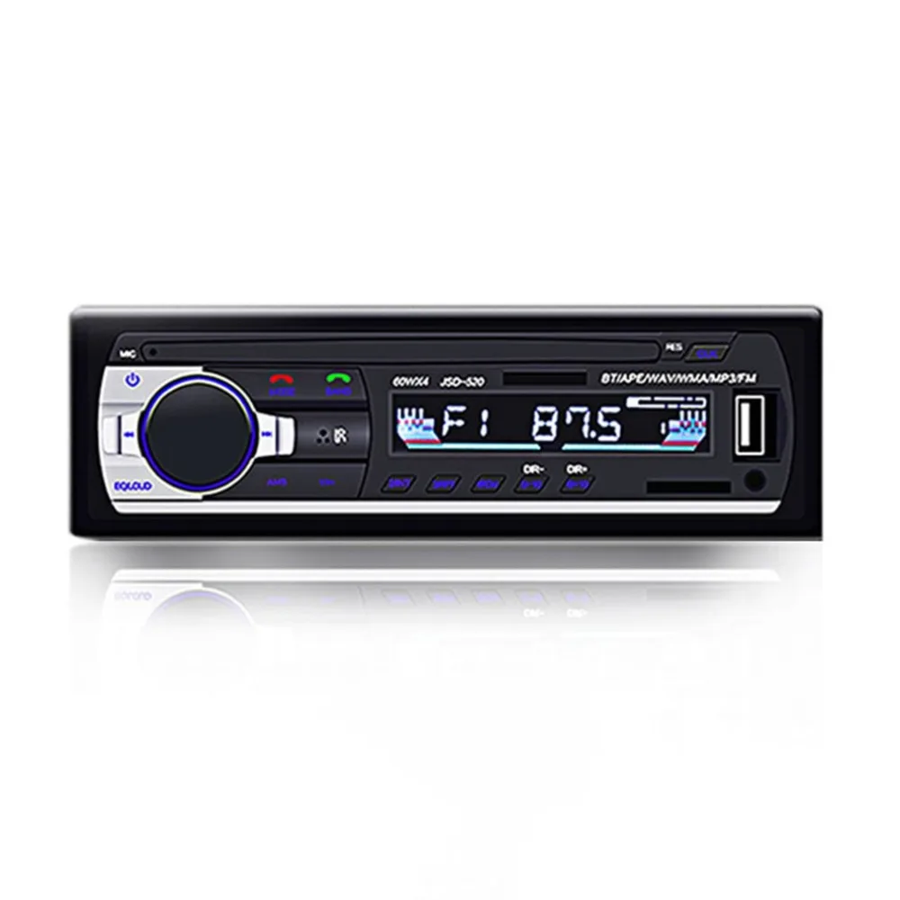 Универсальный Bluetooth автомобильный Радио Стерео FM аудио MP3 плеер USB/безопасная цифровая карта памяти/WMA/WAV In-Dash автомобильный плеер