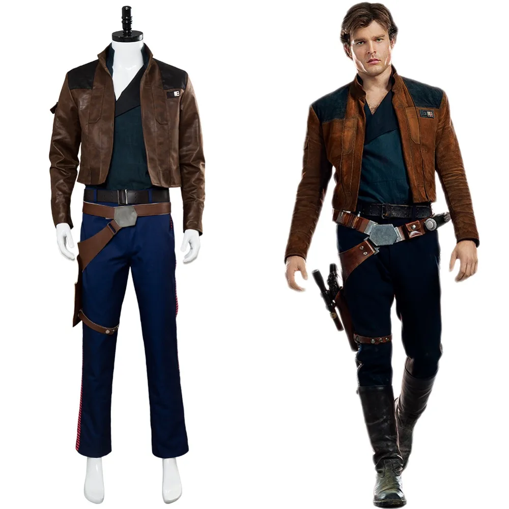 Solo: костюм для косплея Звездная история Han Solo полный комплект взрослых на