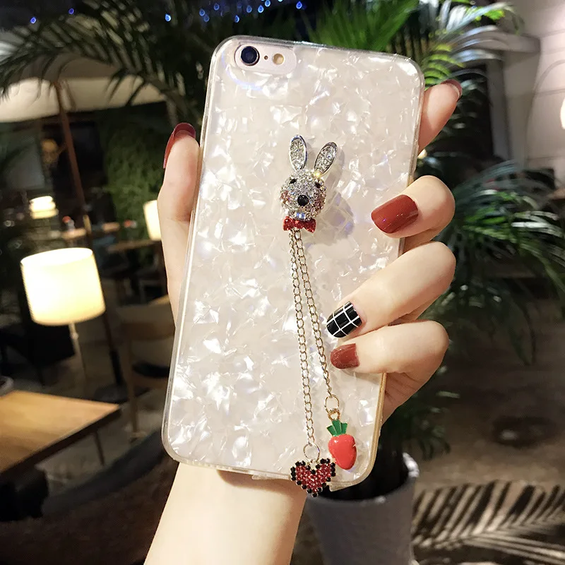 Милый кролик с морковкой ремень для телефона из нержавеющей стали huawei Nova 3 3i P20 Pro
