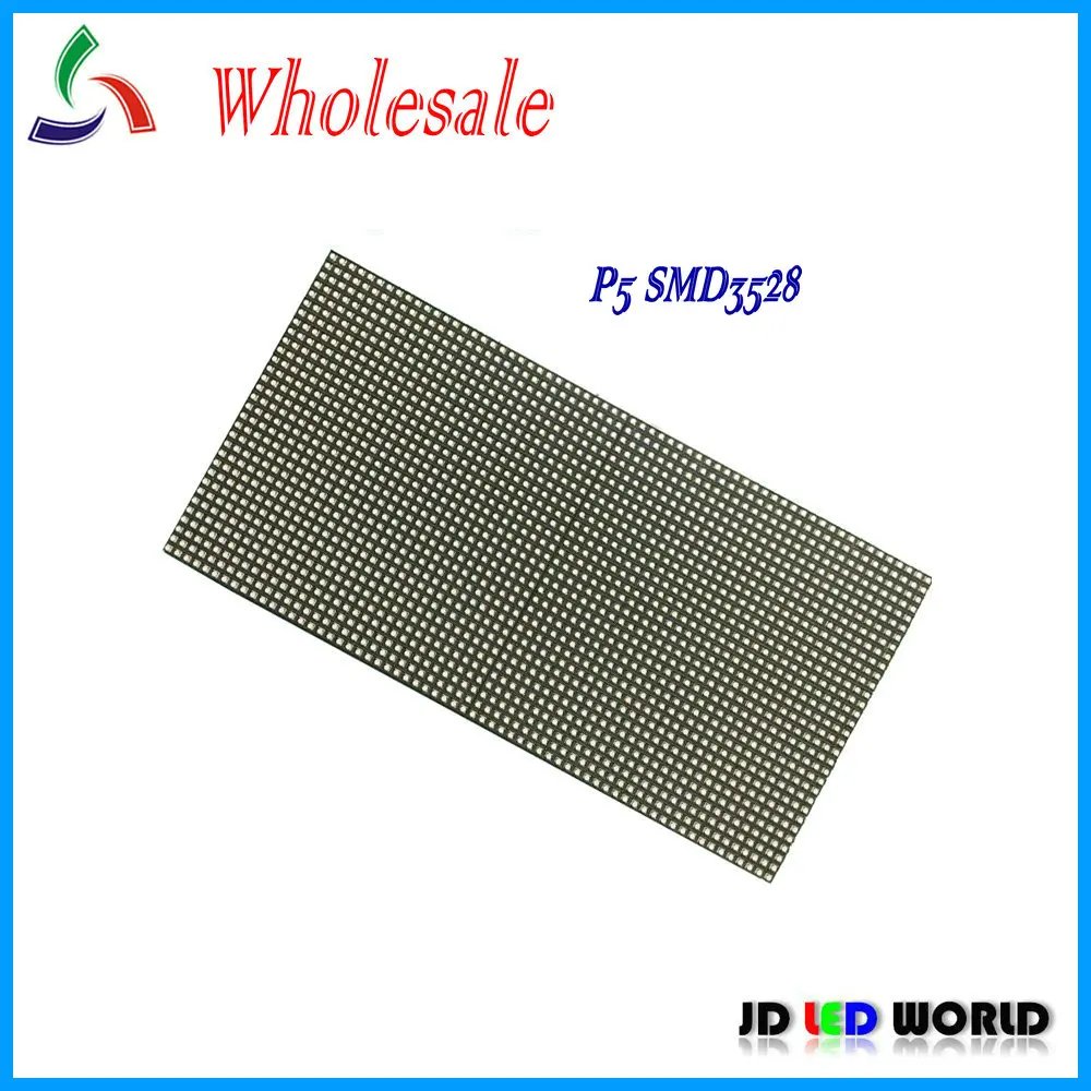 P5 SMD3528 внутренний RGB LED дисплейный модуль панели 64 * 32 пикселя 320 * 160 мм светодиодная видеостена рекламная доска on.
