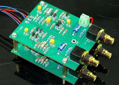 Новый Sep_store Собранный стерео несимметричный класс A предусилитель на печатной