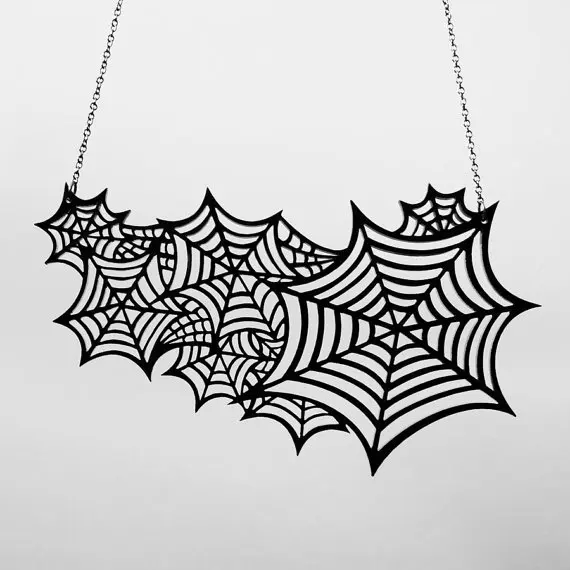 Ой какой паутине мы ткань Цепочки и ожерелья паутины necklace a necklace necklacenecklace weave