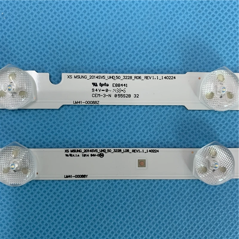 Светодиодный Подсветка лампа полосы 14 светодиодный s для samsung 5" ТВ UA50HU7000 LM41-00088Y BN41-02223A BN96-32178A BN96-32179A 2014SVS_UHD_50