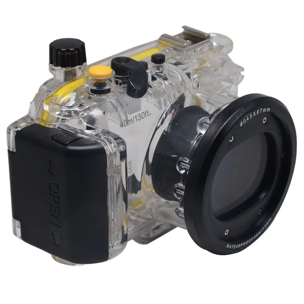 Mcoplus 40 м 130 футов подводный водонепроницаемый корпус чехол для камеры Canon Powershot S120