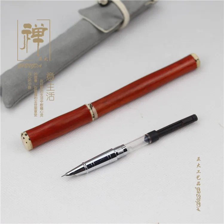 Ручка сандалового дерева Zhengda оригинальная ручка героя деревянная для письма