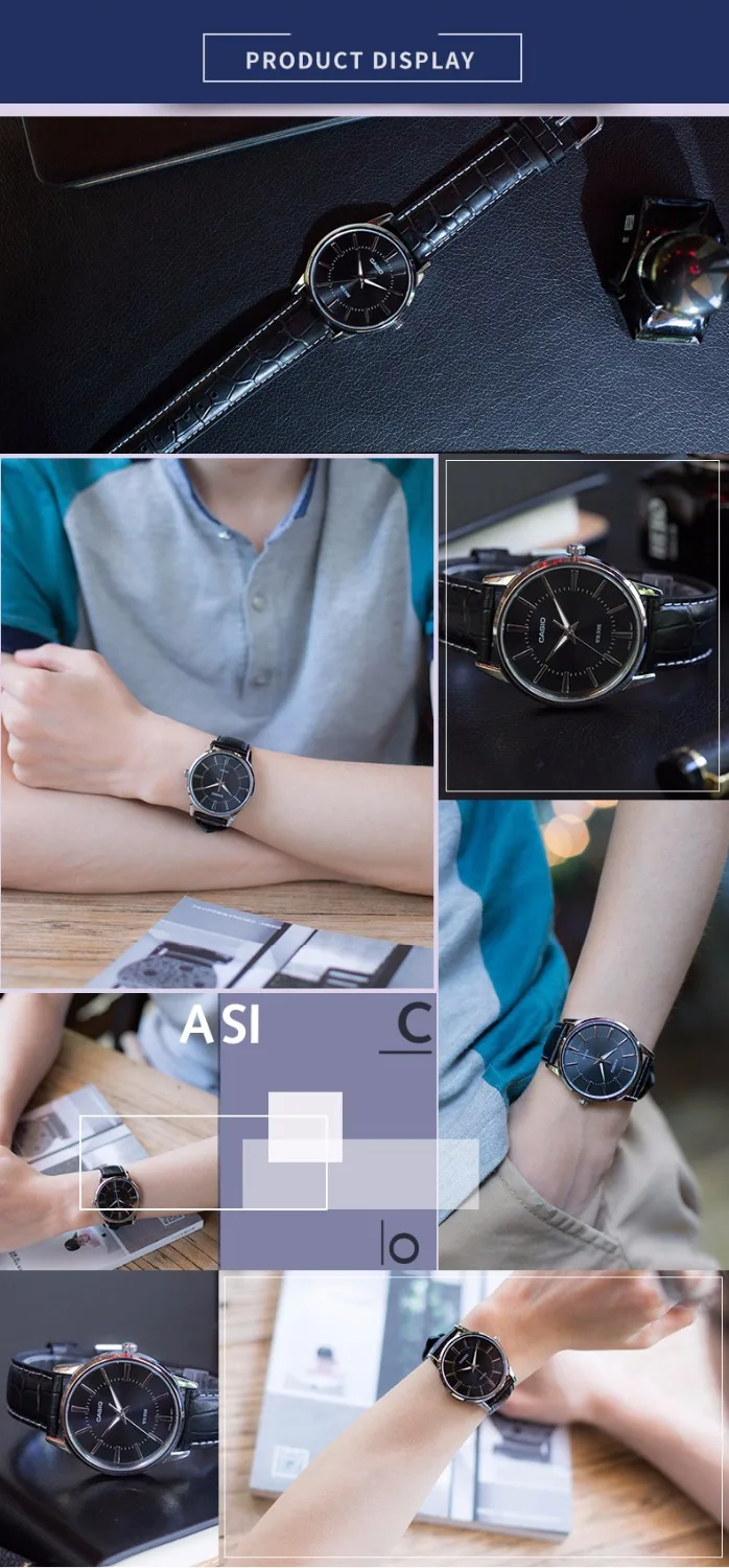 Casio Часы Бизнес простые мужские часы MTP-1303L-1A