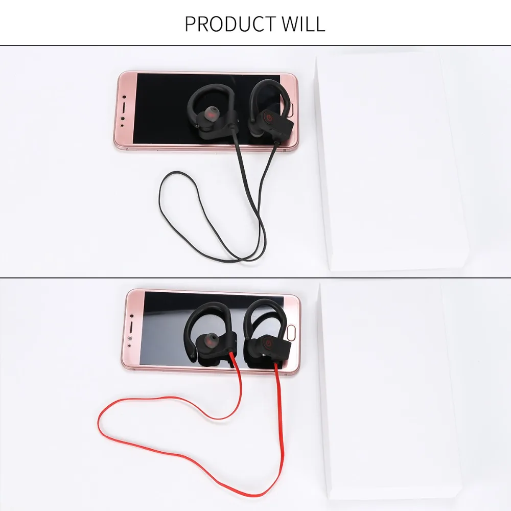 KOOYUTA портативные Bluetooth наушники складные беспроводные наушники стерео музыка с микрофоном Поддержка TF fm-радио для sony и крюк уха